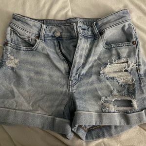 american eagle stretch shorts
